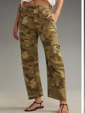 Pilcro Millie low- slung barrel pants from Anthropologie